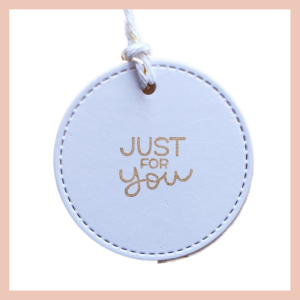 Just For You Round Gift Tags 