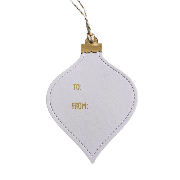 Opulence Bell Tag Back with To and From by GEM Designs, LLC
