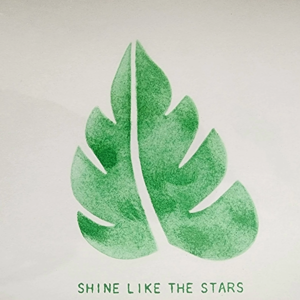 Shine Like the Stars blank notecard