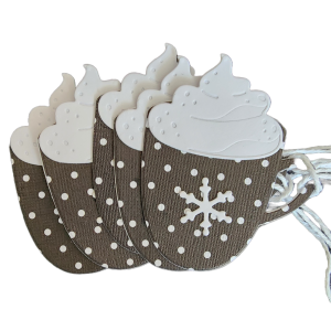 Polka Dot Snowflake Mini Mug