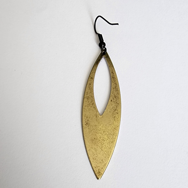 Black Multi Earring Back is a brass color with black earwire.