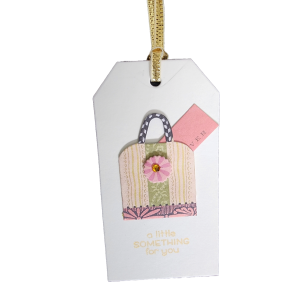 Handbag gift tag