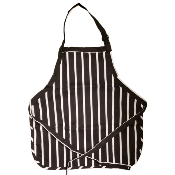 BLACK AND WHITE APRON 1